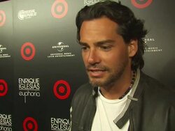 INTERVIEW: Cristian de la Fuente on if he's an Enrique Iglesias fan. (Footage by WireImage Video/GettyImages) Stock Footage