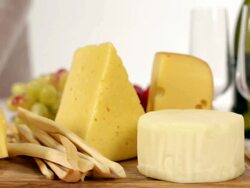 Cheese dinner Stock Footage