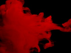 Red Blood Ink Stock Footage