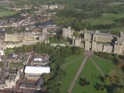 Windsor Castle Aerials News Clip