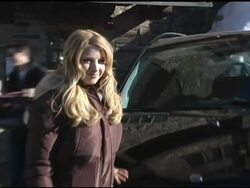 2005 Park City Mercedes Benz at the Motorola Lodge Stock Footage