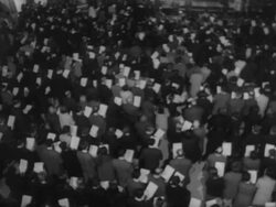 Catholic and Jews Worship Together at Church of Santa Maria in Spain Stock Footage