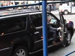 New York Giants wide receiver Plaxico Burress arrived at a New York police station early Monday morning, where he was expected to be charged after accidentally shooting himself in the right thigh. News Clip