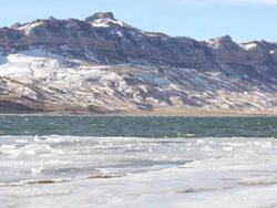 winter lake Stock Footage