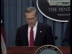 Highlights of Rumsfeld &amp; Myers briefing on military action News Clip