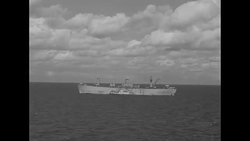 US GIs stranded in Atlantic Ocean on the liberty ship Henry Ward Beecher arrive in New York harbor News Clip