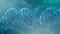 HD : 3D DNA Helix Animation, Loop-able. Stock Footage