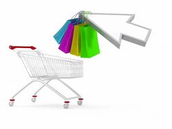 Online shopping Stock Footage