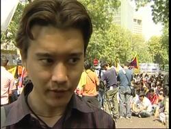 Tibetan exiles march to mark the 48th anniversary of their National Uprising Day News Clip