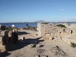 Mozia (Motya), the north gate Stock Footage