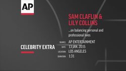 Sam Claflin and Lily Collins on relationships News Clip