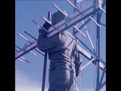 LIB 19-12-73 INSTALLATION AND OPENING OF THE FIRST TELEVISION STATION IN ANTARCTICA News Clip