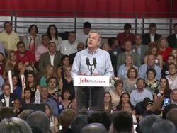 Election 2016: Jeb Bush announces Stock Footage