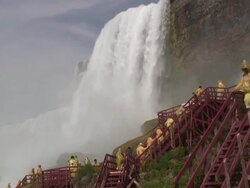 Niagara 7-28s: HD/SD 60i with sound Stock Footage