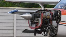 Airplane propeller Stock Footage