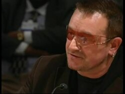 Blair, Mbeki, Gates, Bono meet on Africa; Bono comments News Clip