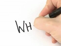 'Somebody writing ''Why?'' - PAL' Stock Footage