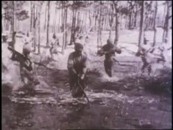 Athlete Jackie Robinson serves in the military during World War II. News Clip