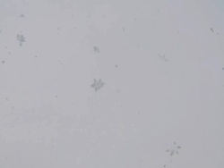 HD: Snowing Over Windshield Stock Footage