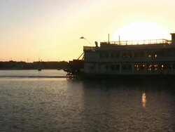River Boat Cruise Stock Footage