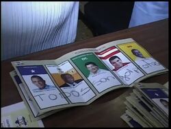 WRAP Violence during election, candidates vote, polls close, Zelaya News Clip