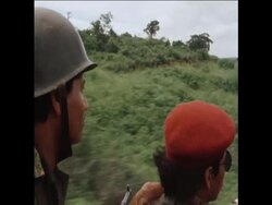 SYND 11 7 79  TROOPS DISTRIBUTE MEAT WHILE MOTHERS TRY TO IDENTITY BODIES Instructional Video