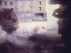 Inside Apollo 11 lunar module Stock Footage