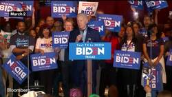 Biden Campaigns in Texas Ahead of Super Tuesday News Clip