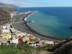 Puerto De Tazacorte, La Palma / Time Lapse Stock Footage