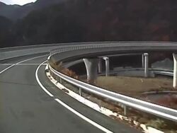 Japan Spiral Road Stock Footage