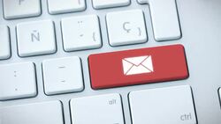 Social Media keyboard Stock Footage