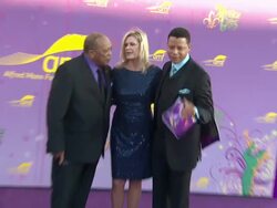 Quincy Jones, Lisa Kirk Colburn, Terrence Howard at the The Alfred Mann Foundation's Annual Black-Tie Gala at Santa Monica CA. (Footage by WireImage Video/Getty Images Entertainment Video) Stock Footage