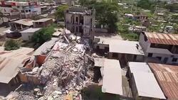 CLEAN : Ecuador: Exclusive drone images of Pedernales 2 News Clip