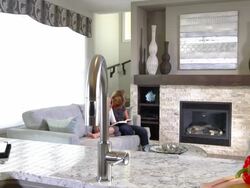 Contemporary Decor, Home Interior Stock Footage