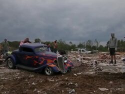 Widespread Damage And Casualties After Tornadoes Rip Through South Stock Footage