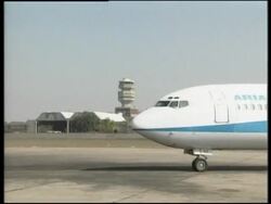 Afghan airlines international flight arrives Instructional Video