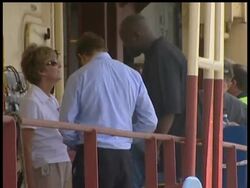 U.S. warships and helicopters stalked a lifeboat holding an American sea captain and his four Somali captors Sunday, while his crew briefed FBI agents about how they fought off the pirates who boarded their ship News Clip