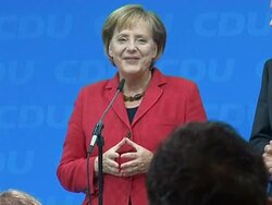 CLEAN: Victorious Merkel to focus on economy News Clip