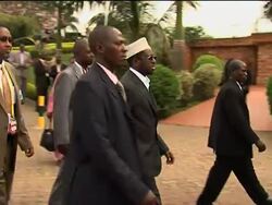 Gadhafi, Mugabe arrive for opening ceremony of AU summit News Clip