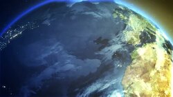 global warming globe earth Stock Footage