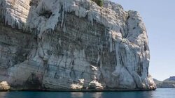 Calanques near Cassis Stock Footage