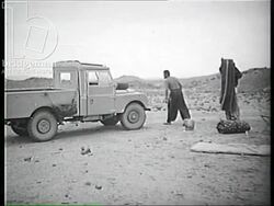 Charles de Foucauld, Tuareg village, Algeria 1957 Stock Footage