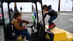 CLEAN : Refugees in limbo on Greek Macedonian border News Clip