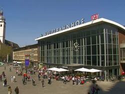 MS Shot of Dom (Cathedral) / Cologne, North Rhine Westphalia, Germany Stock Footage