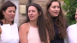 Euro Millions Lottery winners spray champagne News Clip