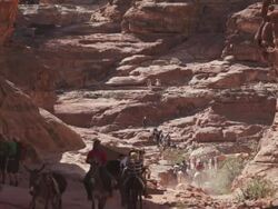 Scenes of Petra Stock Footage