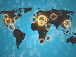 Technological World Signs Stock Footage