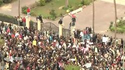 Thousands of Anti Government Protesters March in Alexandria News Clip