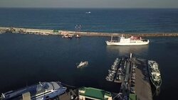 CLEAN : Ferry with North Korean art troupe arrives in South Korea News Clip