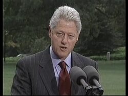 USA: BILL CLINTON ON OIL RESERVES (2) News Clip